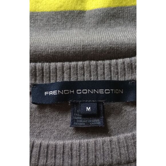 French Connection Women's Size Medium Long Sleeved Striped Sweater - Picture 5 of 8
